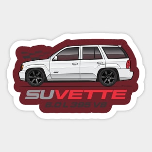 SuVette White GW Sticker